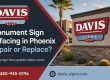 Monument Sign Refacing in Phoenix: Repair or Replace?