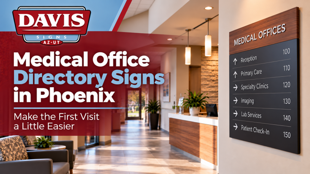 Medical Office Directory Signs in Phoenix for Patients