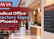 Medical Office Directory Signs in Phoenix for Patients